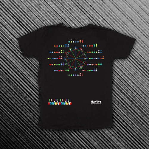 Camiseta con el Mapa de escalas RGB HAVISY